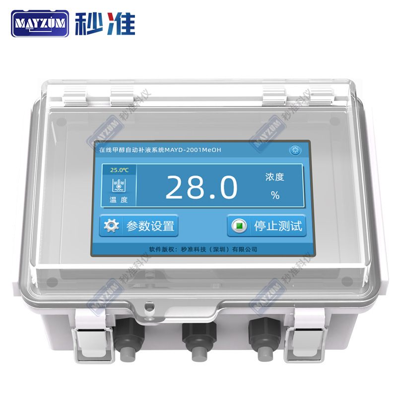 Online Methanol Densitometer concentration Tester Methanol concentration automatic Ratio Monitor system device test instrument