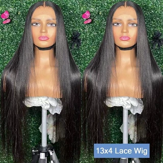 欧美跨境长直发前蕾丝假发13x4lace frontal wigs human hair wig
