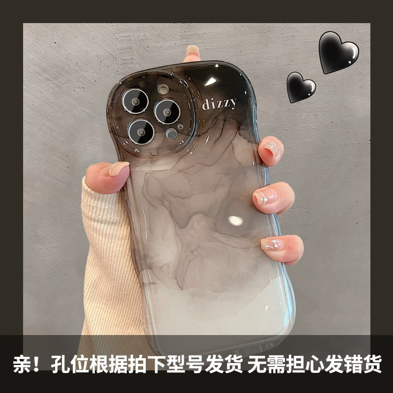 Чехол для телефона (Apple iPhone) — оптический мрамор дизайна, прозрачный, совместим с iPhone 11–16 серии