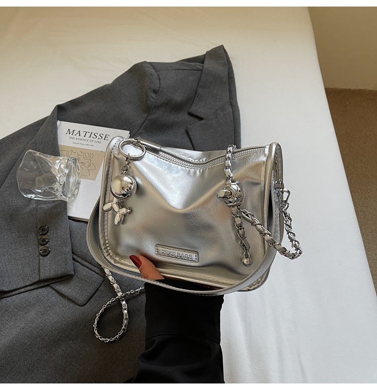 Fashionable single-shoulder bag, casual women's bag 2025 Summer new Korean style, ins style, versatile, hand-held crossbody small square bag undefined
