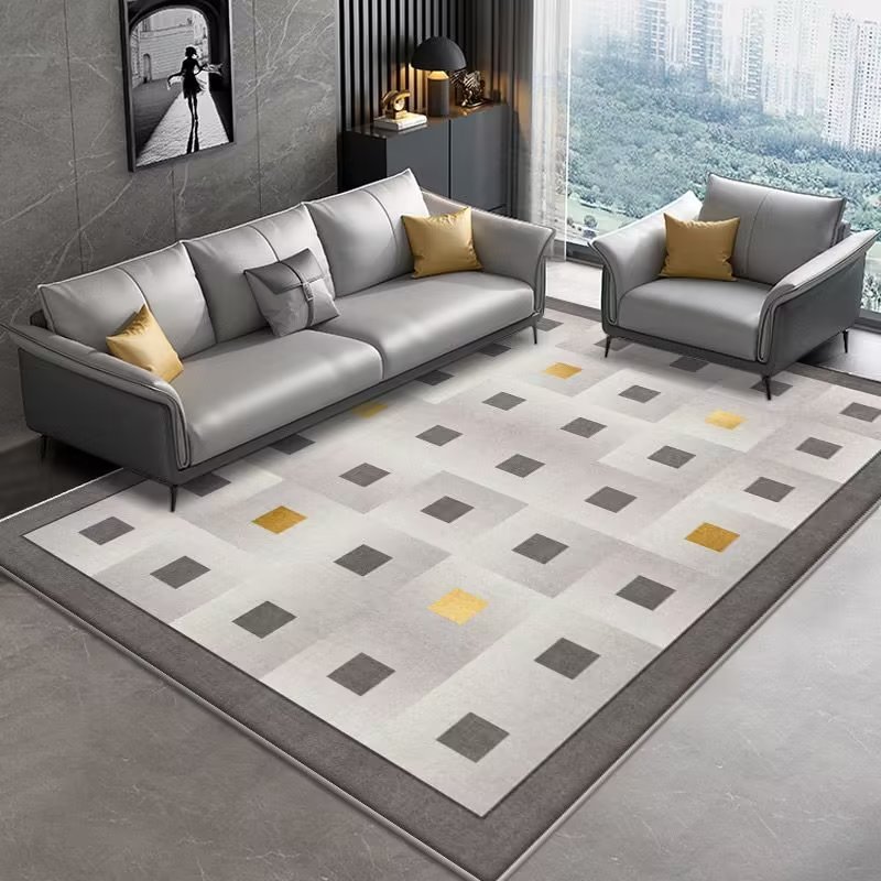 Italiano minimalista cristal terciopelo ins estilo sala de estar alfombra absorbente dormitorio cama manta sala de estar baño piso mat