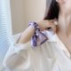 Spring and Autumn Candy Color Narrow Long Strip Small Silk Scarf Women's Hair Tie Wrist Tie Neck Ribbon Suit Scarf