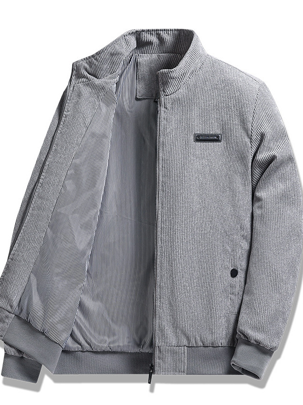Chaqueta de hombre, abrigo de algodón caliente, cuello vertical, cordero de cordero grueso, herramientas de invierno y otoño, ropa de algodón a prueba de frío nueva