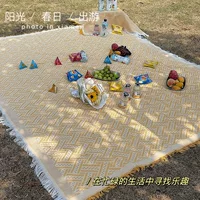 Открытый коврик для пикника Французская скатерть для фотографирования реквизит кемпинг ковер багажник коврик скатерть blanket