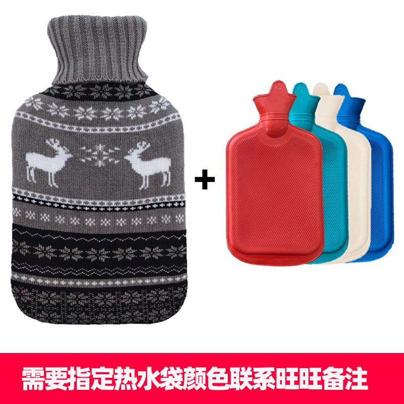 일반 고무 중간 회색 쌍 사슴 세트