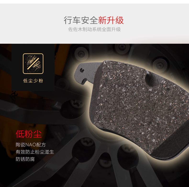 Applicable to Mercedes-Benz GLA200GLC260GLK original GL400ML350 front GLE rear S320L brake pad E300L
