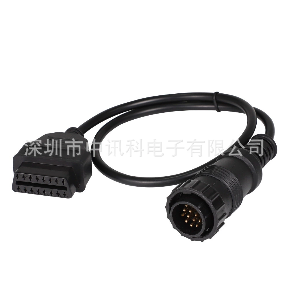 16-контактный штекерный удлинительный кабель OBD II (16 PIN) для OBD2