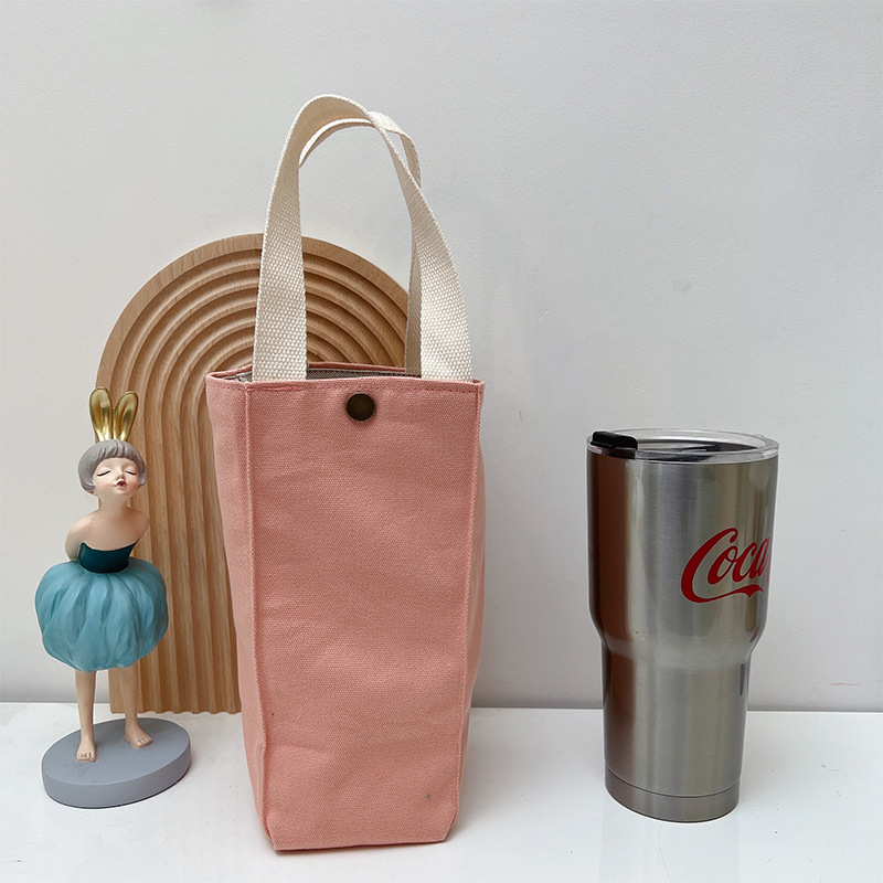 Simple dot lienzo termo cubierta de la taza cubierta protectora universal hervidor de agua bolso de leche taza de té bolsa portátil