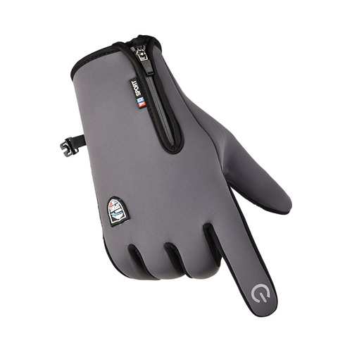 Winter Riding Warm Gloves for Men and Women, Waterproof Fleece Outdoor Sports Skiing Winter Anti-Slip Touch Screen Gloves