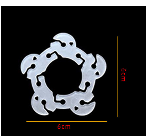Wedding and Birthday Party Supplies Balloon Accessories Plum Blossom Clip Balloon Multi-functional Ring Clip Balloon Arch Gate Clip Shape Clip