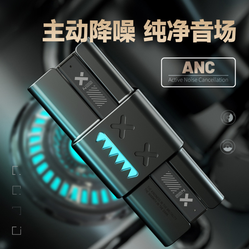 Devil Cat Bluetooth ヘッドセット アクティブ ノイズ リダクション B10 新しいトレンディなウェアラブル重低音クールな照明効果超長いバッテリー寿命|undefined