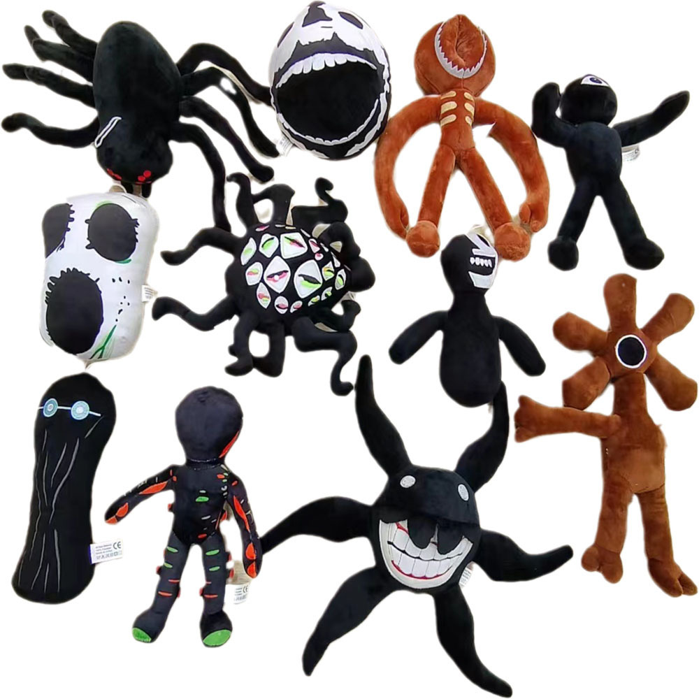 跨境新品doorsrobloxFigure毛绒玩具逃离门公仔玩偶怪物娃娃