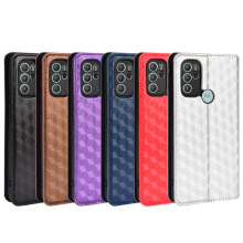 适用摩托罗拉MOTO G60s手机皮套插卡磁吸翻盖手机壳立体纹皮套
