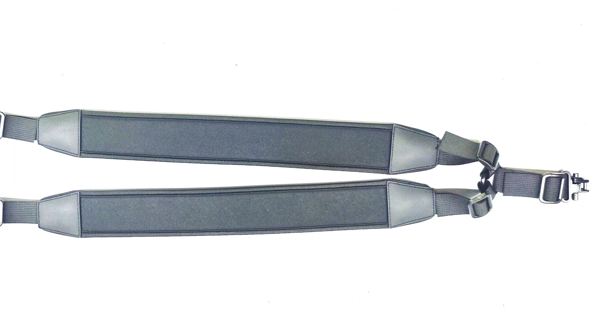 **black shoulder gun strap