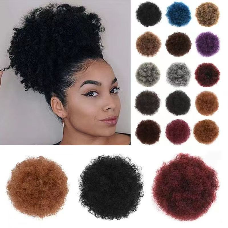 Africano negro cabeza bola explosión peludo peludo hip hop hip hop rollo de maíz barba oruga brote cabeza