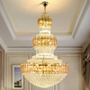 Cristal modern ceiling lamp for country house for living room, hotel lights, simple and elegant design