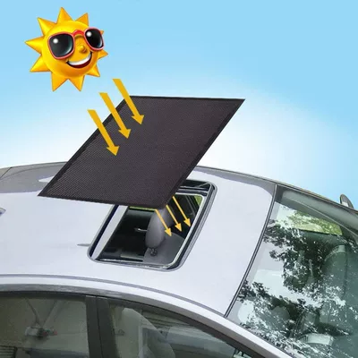 Car Sunshade Window Net, Privacy | Automobile anti-insect net - small-size-on-the-roof-9555cm