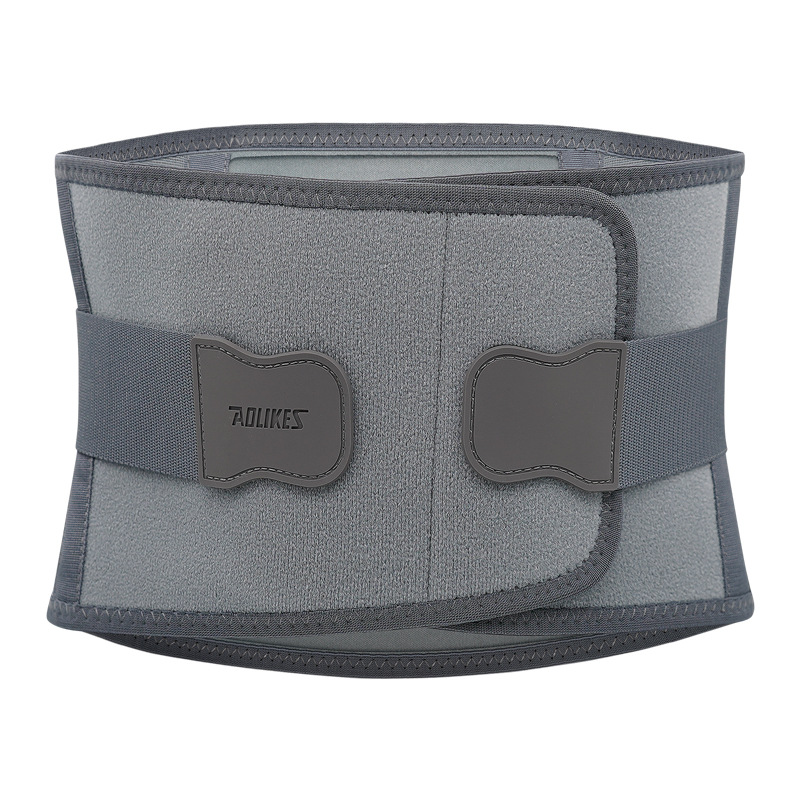 AOLIKES cinturón de soporte ventilado presurizado cinturón de fitness cojín grueso soporte de cintura suave y cómodo