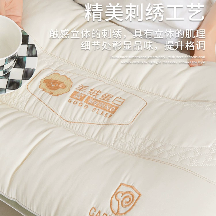 Сверхмягкое ядро подушек для домашнего использования, пара целых голов одиночная женщина взрослая защита шейного отдела позвоночника помощь людям крепко спать