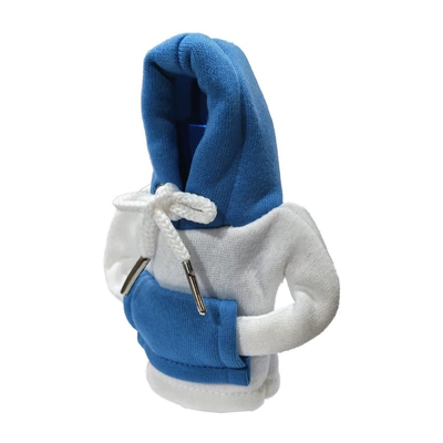 Hooded Skull Interior Decoration Accessories — Sürətlər qutusu və əl tormozu başlıqları - color-block-blue-and-white-hoodie