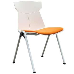 Sitting for a Long Time Without Getting Tired, Plastic Simple Chair, Lightweight Classroom Conference Chair, Negotiation Chair, Training Chair, Row Stackable