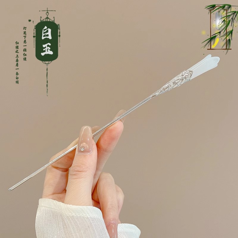 Nuevo estilo chino antiguo clip de cabello para mujeres acristaladas clip de brillo de brillo de alto nivel nuevo estilo chino clip de cabello simple clip