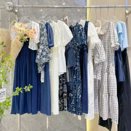 画梦羽品牌25年夏季女装尾货走份批发1折起品牌折扣清仓量大从优