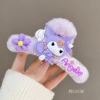 Demi-season plush cute crab pin, hair accessory, big shark, with little bears, internet celebrity, new collection