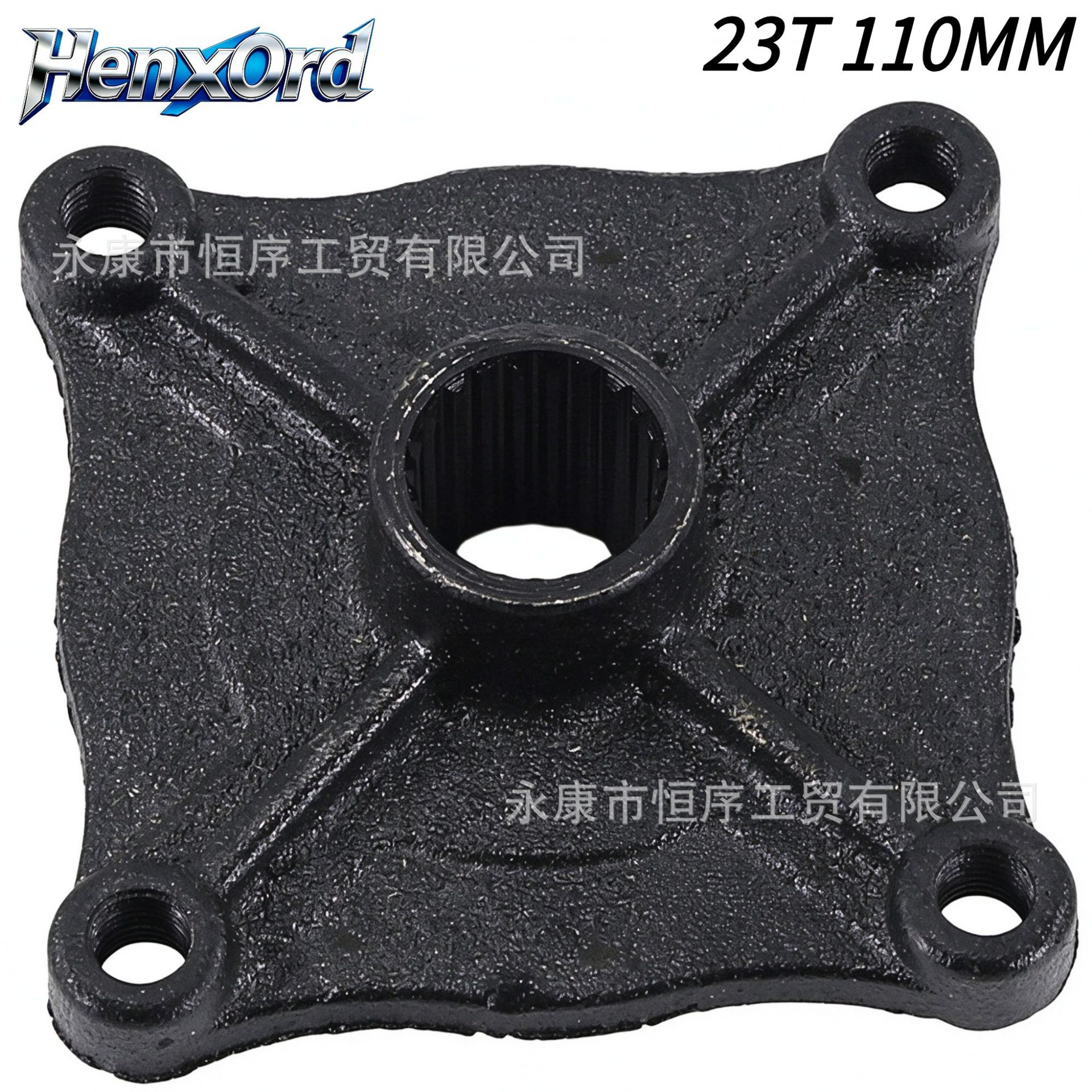 Atv Beach Vehicle Go-Kart Modification Parts Big Bull Flange Rotating Unit Steering Knuckle 4-Hole Wheel Hub Mount
