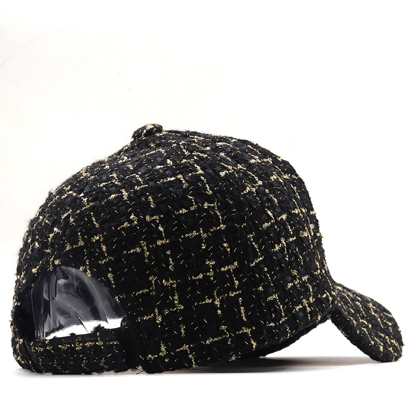 Wholesale Gold Thread Lattice Baseball Cap Nihaojewelry display picture 6