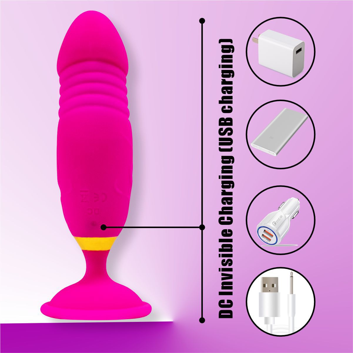 APP-gesteuerte drahtlose Fernbedienung, teleskopischer Vibrator mit starker Vibration, Sexspielzeug für Erwachsene, Paar_voghion.com