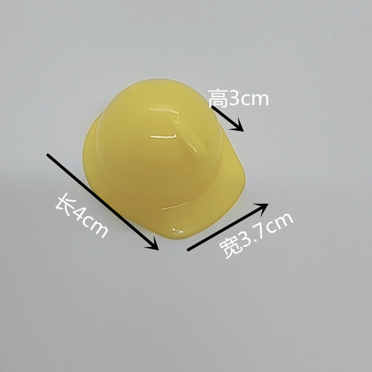 Cross-border mini regalo casco fijo LOGO accesorios de juguete para niños casco 10 Pack sobre 23,8G