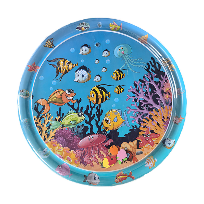 Cojín de palmaditas inflable para niños transfronterizos de Amazon Cojín de agua de palmaditas para bebés engrosado Cojín de juguete de palmaditas para bebés al por mayor
