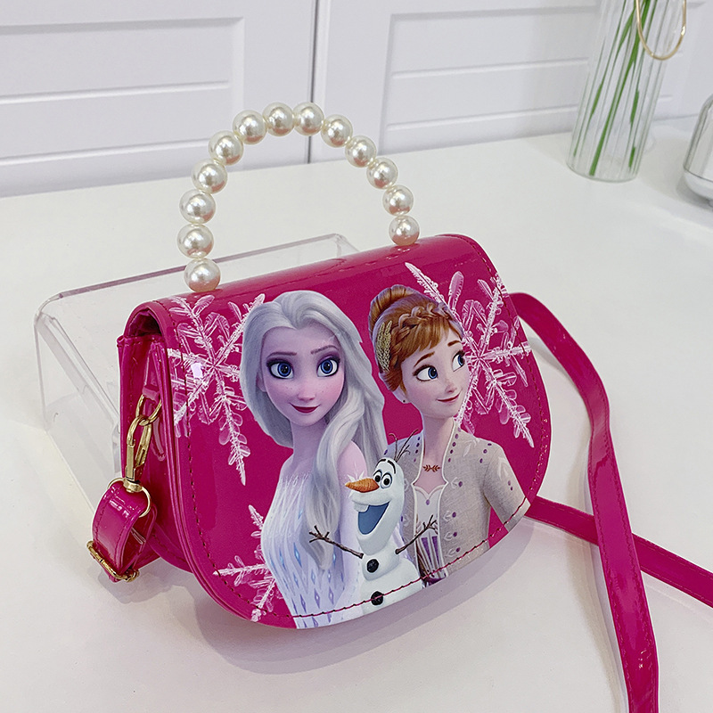 2024 nuevo bolso de hombro de hielo y nieve para niños de moda princesita salvaje fuera de la tendencia Aisha bolso de mensajero portátil lote