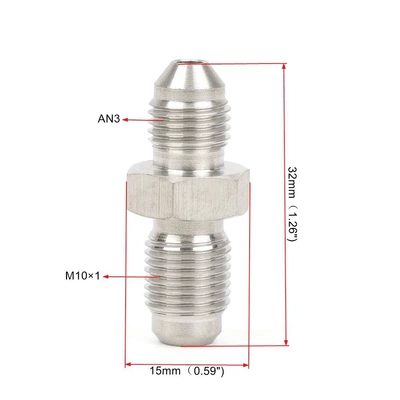 Connector M10X1 Stainless Steel – Digər kuzov və aksesuarlar