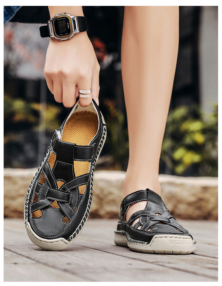 Dép sandal nữ quai ngang đế bằng dệt mềm nhẹ chống trượt đi biển — 2509 màu, 2509 màu hồng, 2509 quả mơ, 2509 xanh chi tiết 10