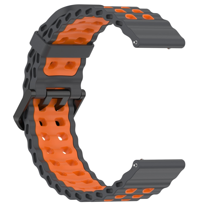 Huawei GT5/GT4/GT3/GT2 シリコン時計ストラップ watch3/4pro ユニバーサル Samsung 22mm 時計ストラップに適しています。|undefined