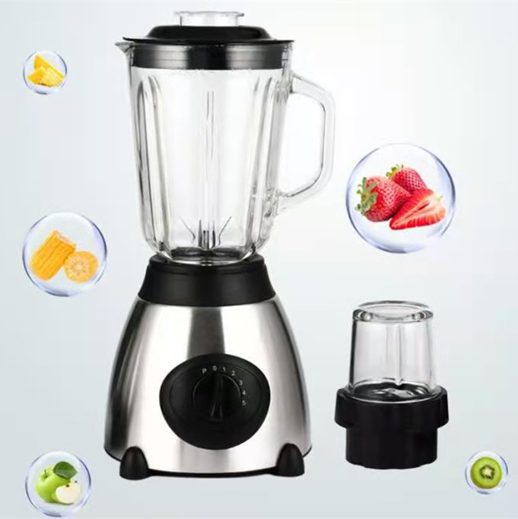 Multi-Función de vidrio hogar máquina de alimentos mezclador 2-en-1 exprimidor de acero inoxidable de alta potencia