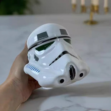 星球大战创意马克杯机械造型陶瓷水杯耐高温带盖饮水杯儿童动漫杯