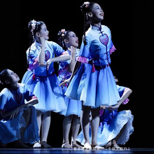 弦韵江南儿童演出服琵琶道具小荷风采舞蹈服装古典舞中国风表演服