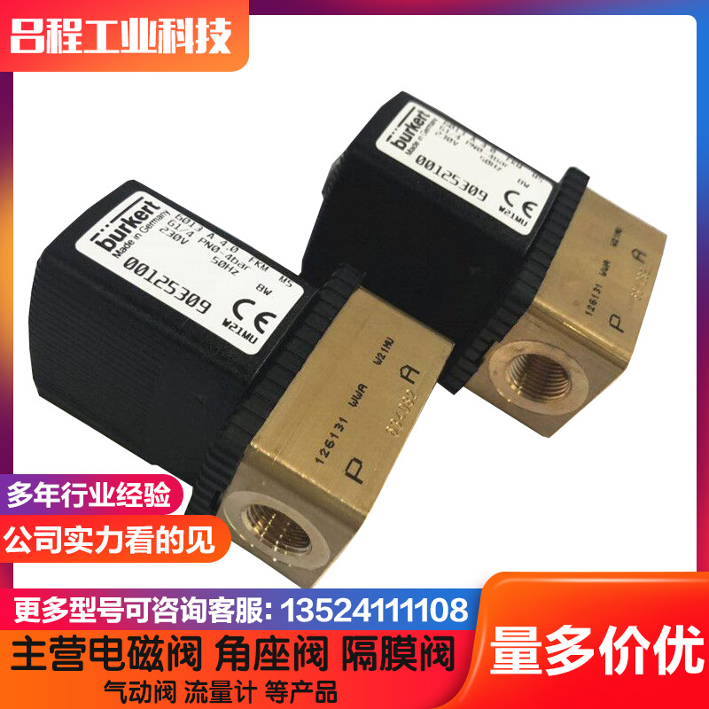 burkert6013 A/B 4.0 FKM MS G1/4 0-4bar 24VDC 8w 00213548