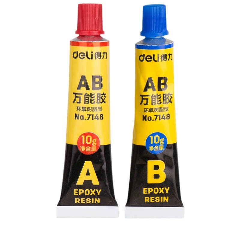 Deli 7148 AB pegamento agua plástico metal vidrio cerámica pegamento adhesivo zapato parche pegamento