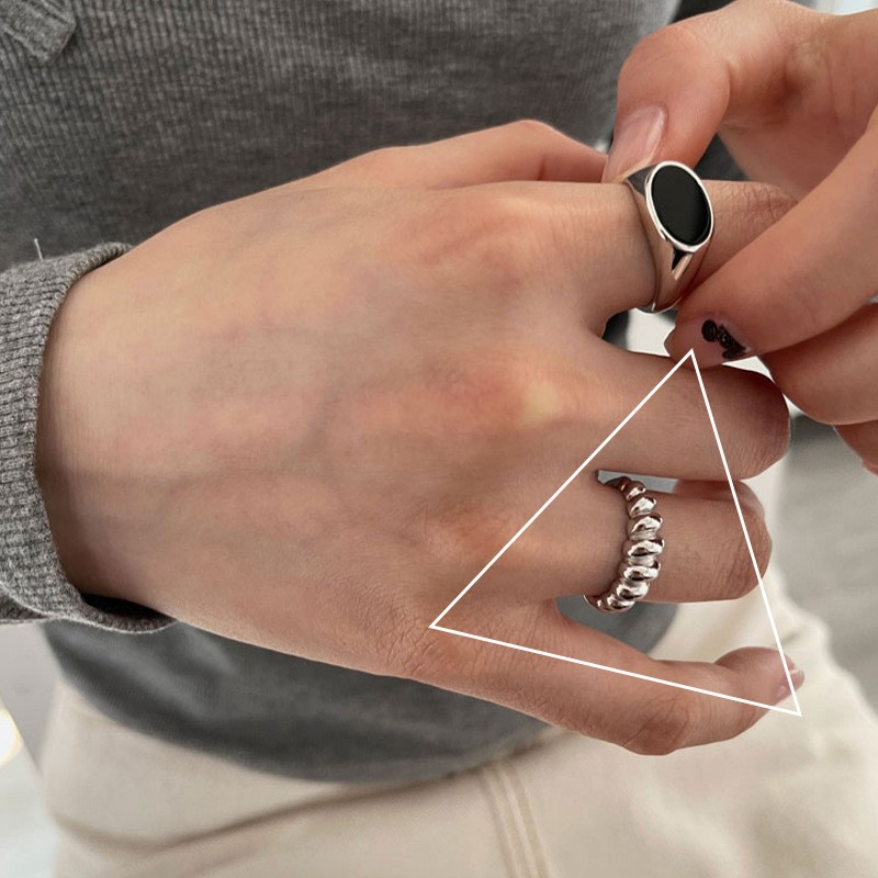 Anillo de circonita de perlas de viento ins, nicho femenino, sentido de alta gama, simple y ligero, anillo de novia de lujo, anillo de apertura de temperamento al por mayor