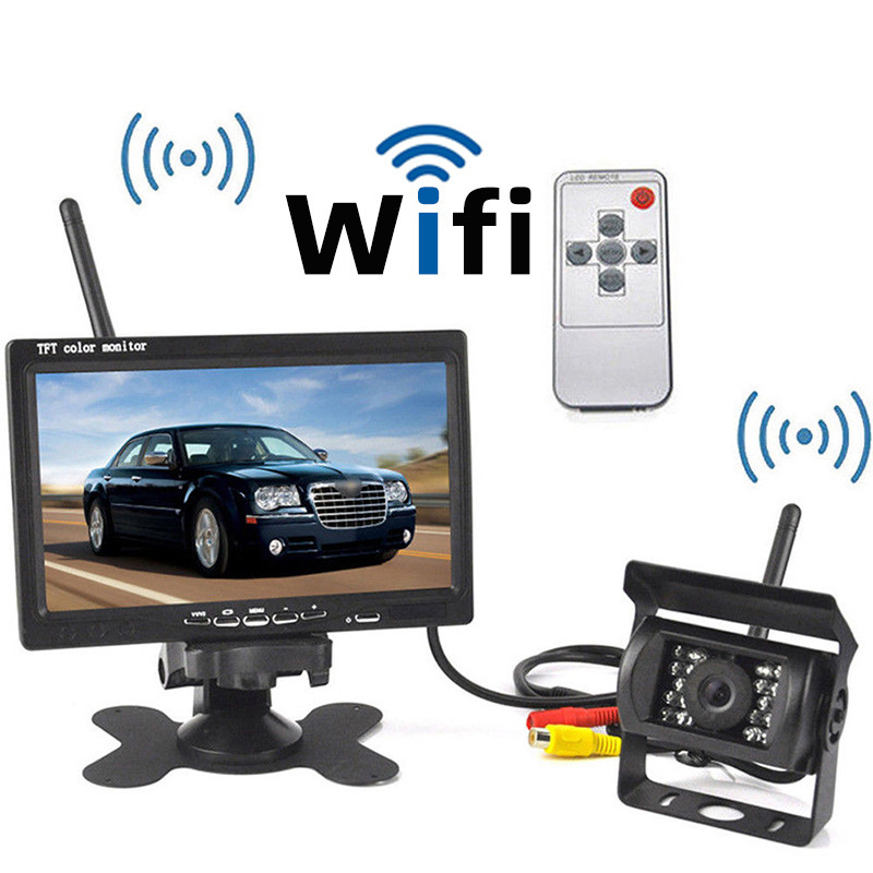 7inch Wireless Reversing Rearview System Wireless Bus Rearview Camera Wireless Reversing Image