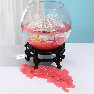 Luminous Pebbles Factory Wholesale Garden Fish Tank Aquascape Stone Artificial Luminous Stone DIY Luminous Stone Colored Stone