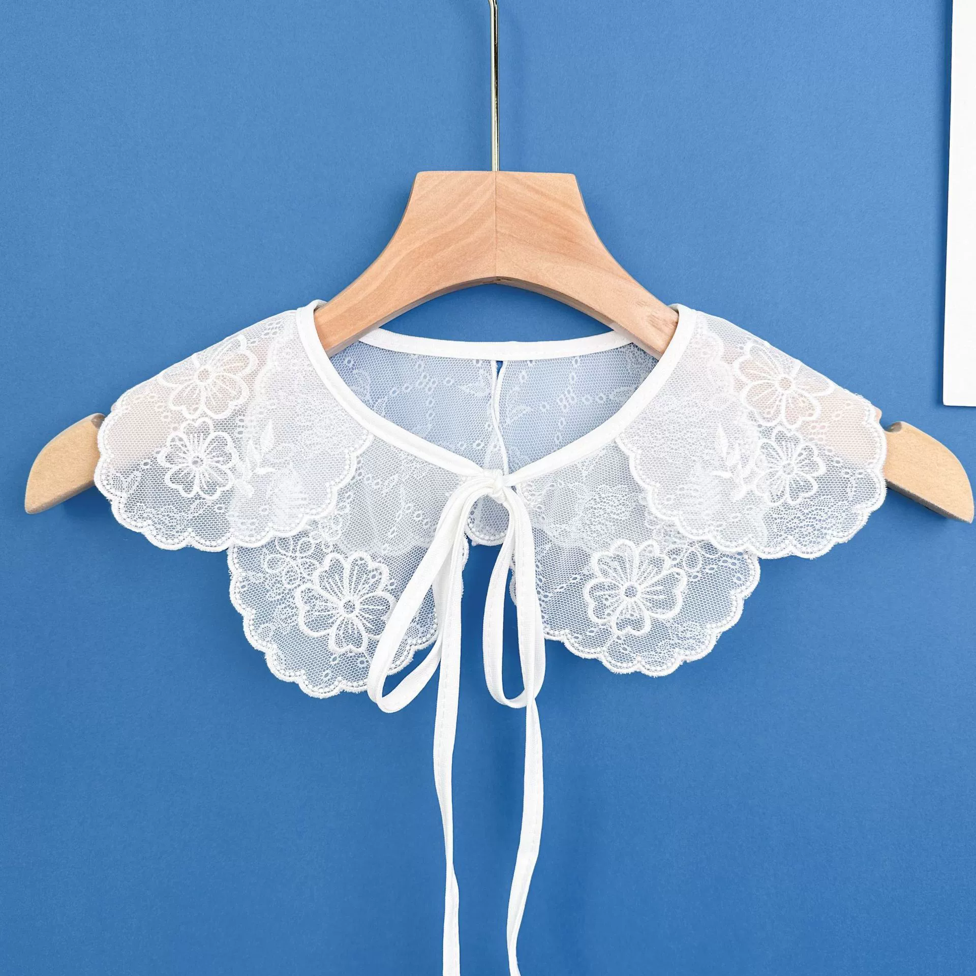 New lace small collar girls' dress children's clothing fake collar floral decoration DIY versatile cross-border e-commerce exclusive factory wholesale