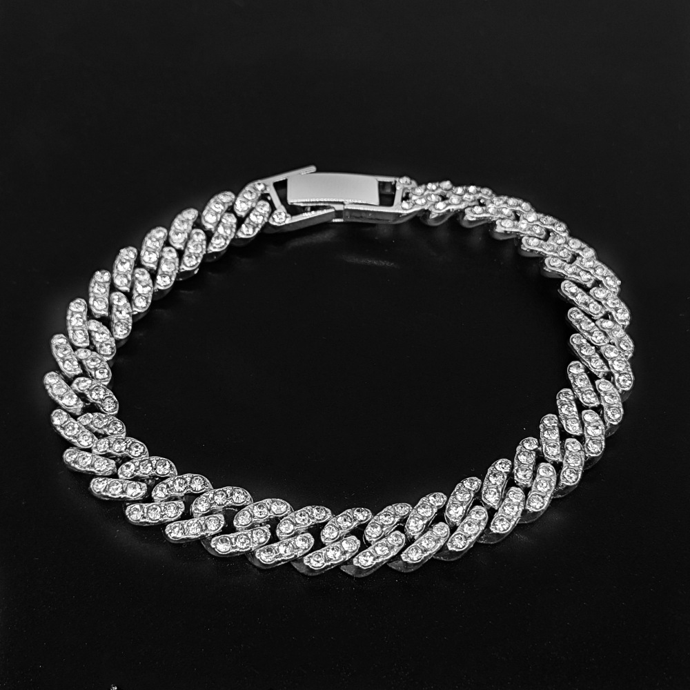 Diseño Original Color Sólido Aleación Enchapado Embutido Diamante Artificial Unisexo Collar display picture 4