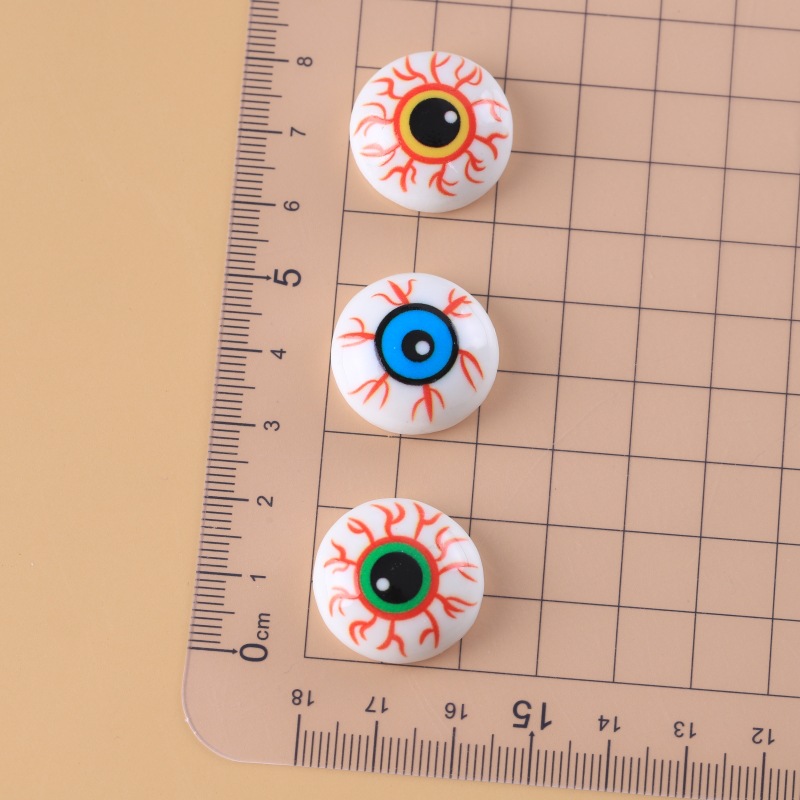 Accesorios de Halloween — calabaza, fantasma, murciélago y ojo en resina, material DIY artesanal para decoraciones