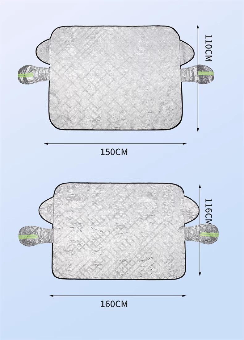 Car Front Windshield Snow Shield, Magnetic Universal Cover, Winter Frost and Freeze Protection, Snow and Sunshade Half Cover Car Cover