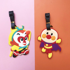 Export PVC soft rubber luggage tags, national fashion cartoon style boarding passes, trolley bags, travel tags, creative trinkets